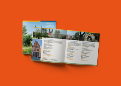 76-seitige Broschüre für die Touristik in Xanten 2022