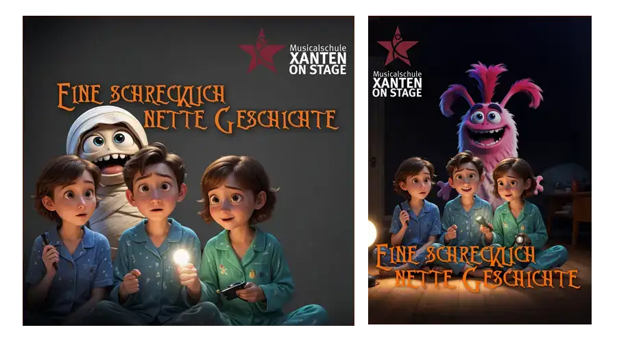 social Media Beiträge für ein Musical