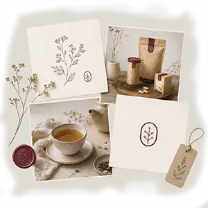 Bildwelt und Fotostil im Corporate Design Nourish & Renew – passend zur Marke und Zielgruppe