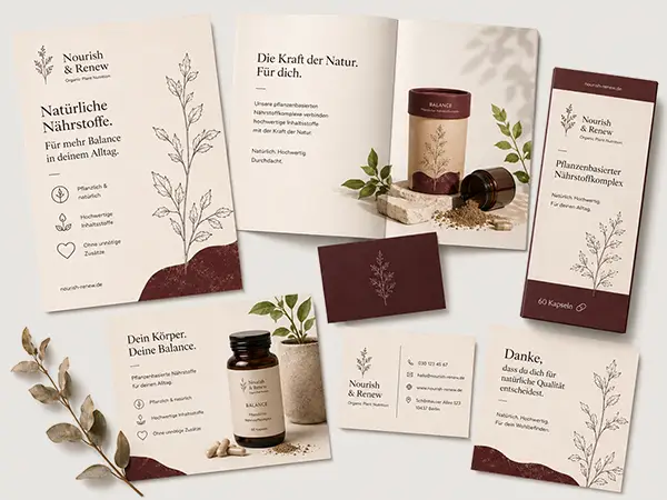 Nourish & Renew Produktbild – natürliche Kosmetik im mittelgroßen Format