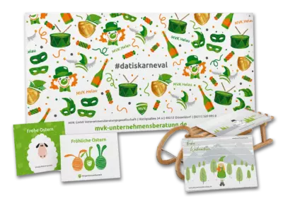 Saisonale Gestaltung für die Kundenkommunikation der MVK Unternehmensberatung